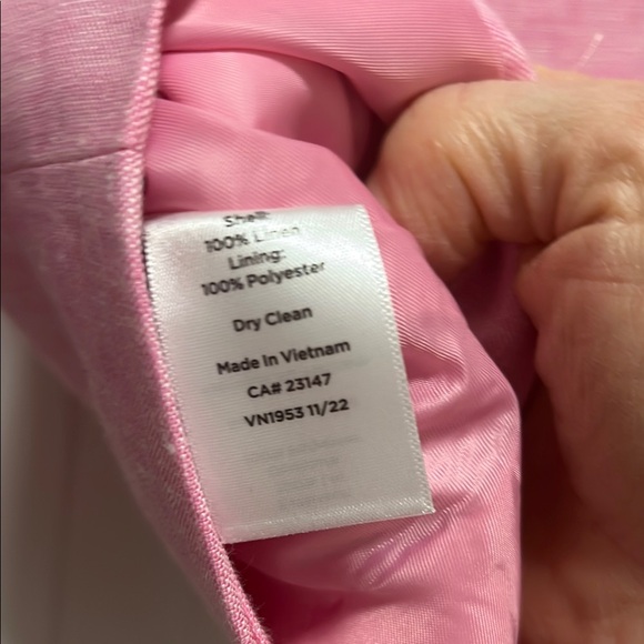 Talbots Pink Blazer with Notched Lapels and Relaxed Fit Excellent Condition - Picture 7 of 11
